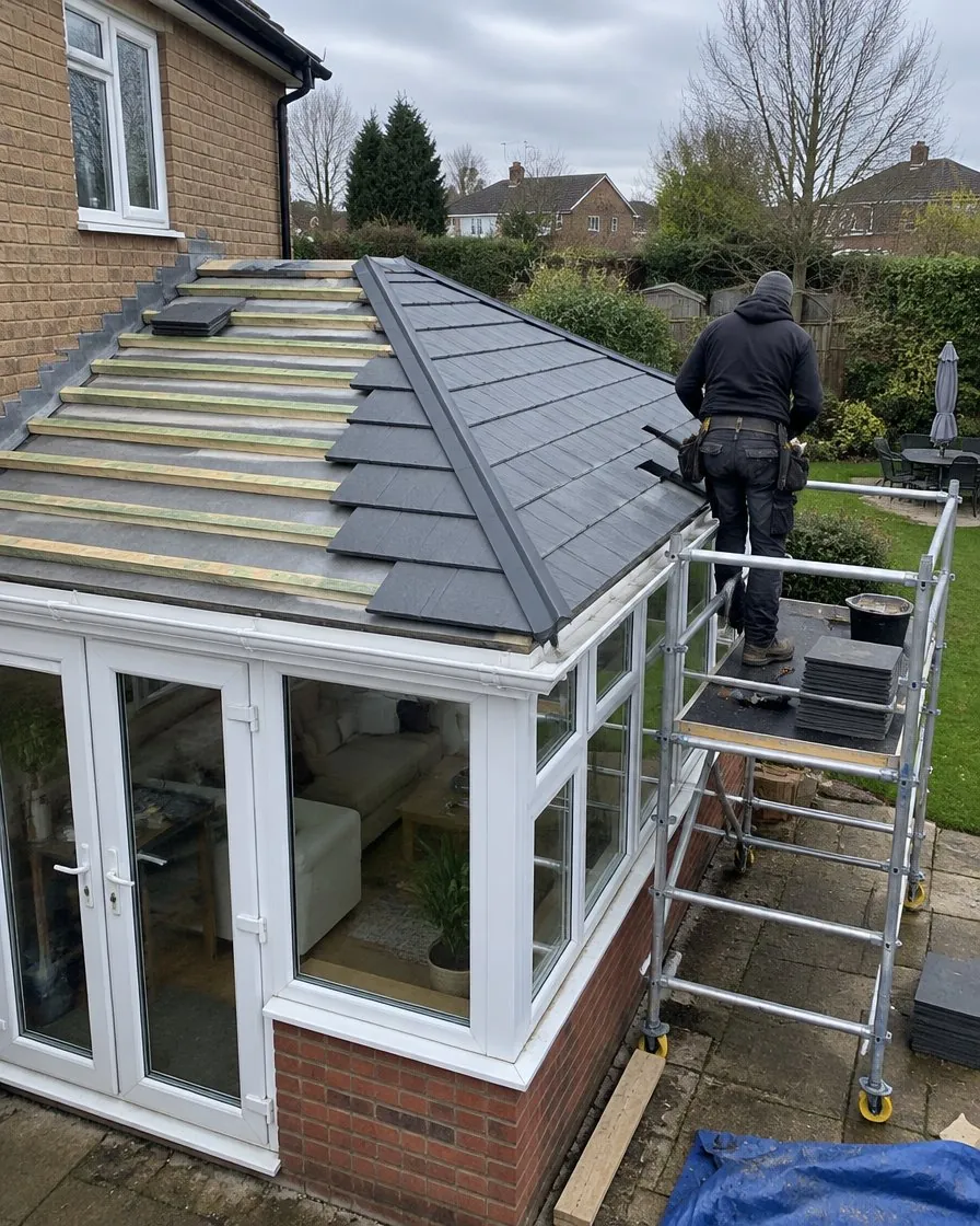 Conservatory roof replacement in Ottery St Mary